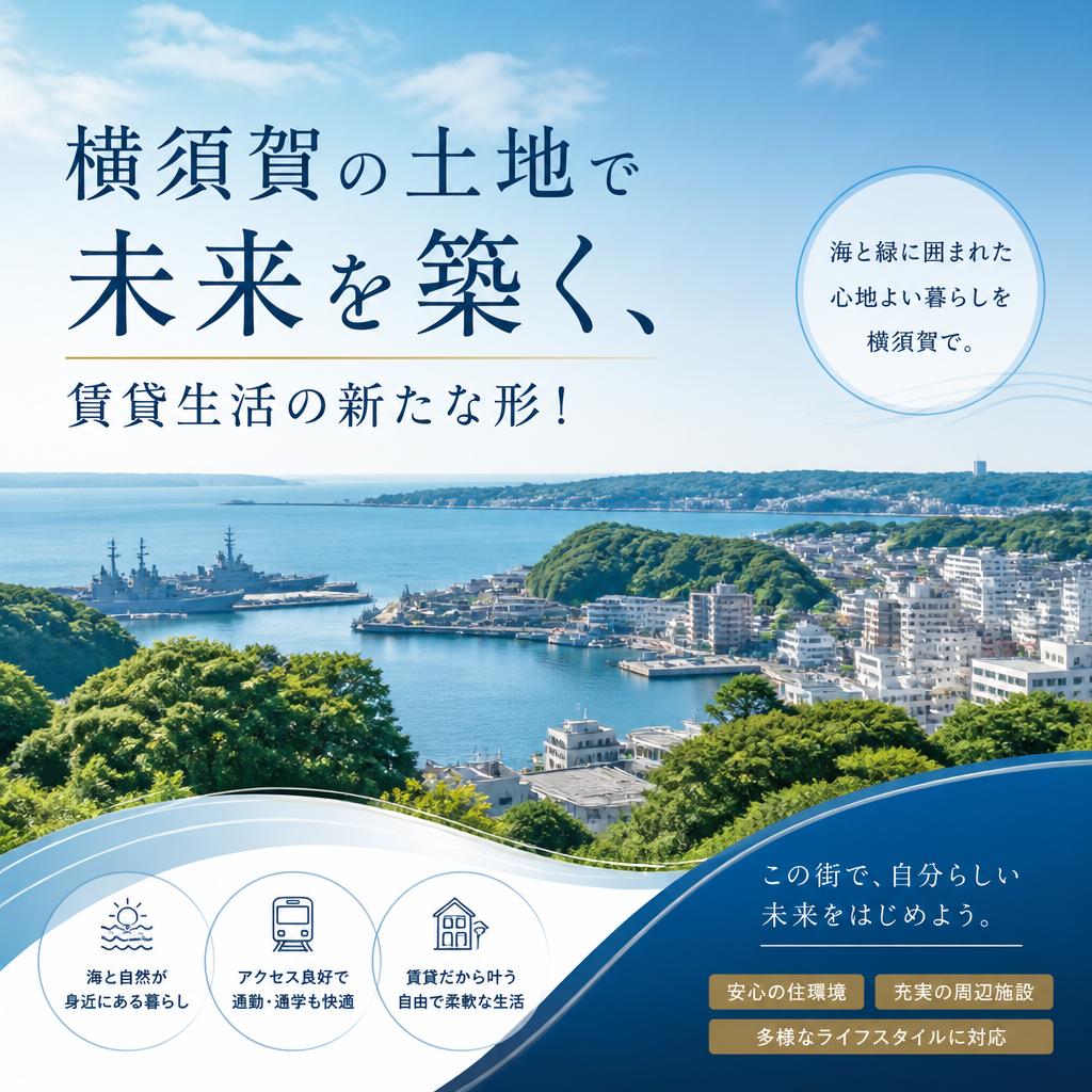 横須賀の土地で未来を築く、賃貸生活の新たな形！