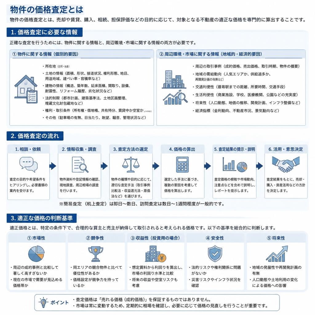 正しい価格査定を行う方法
