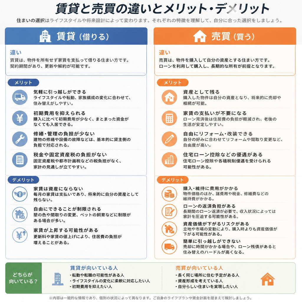 2. 賃貸か売買かの決断