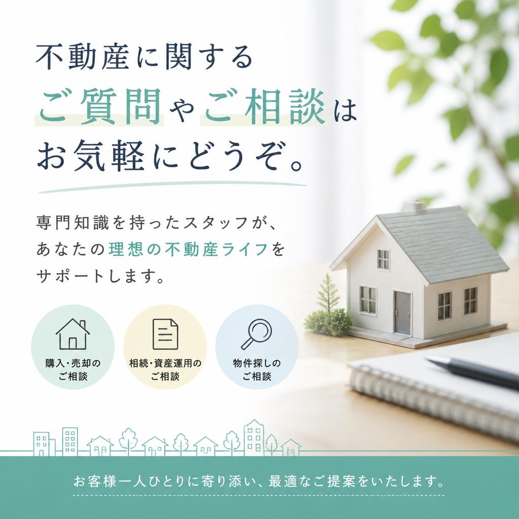まずは相談から！