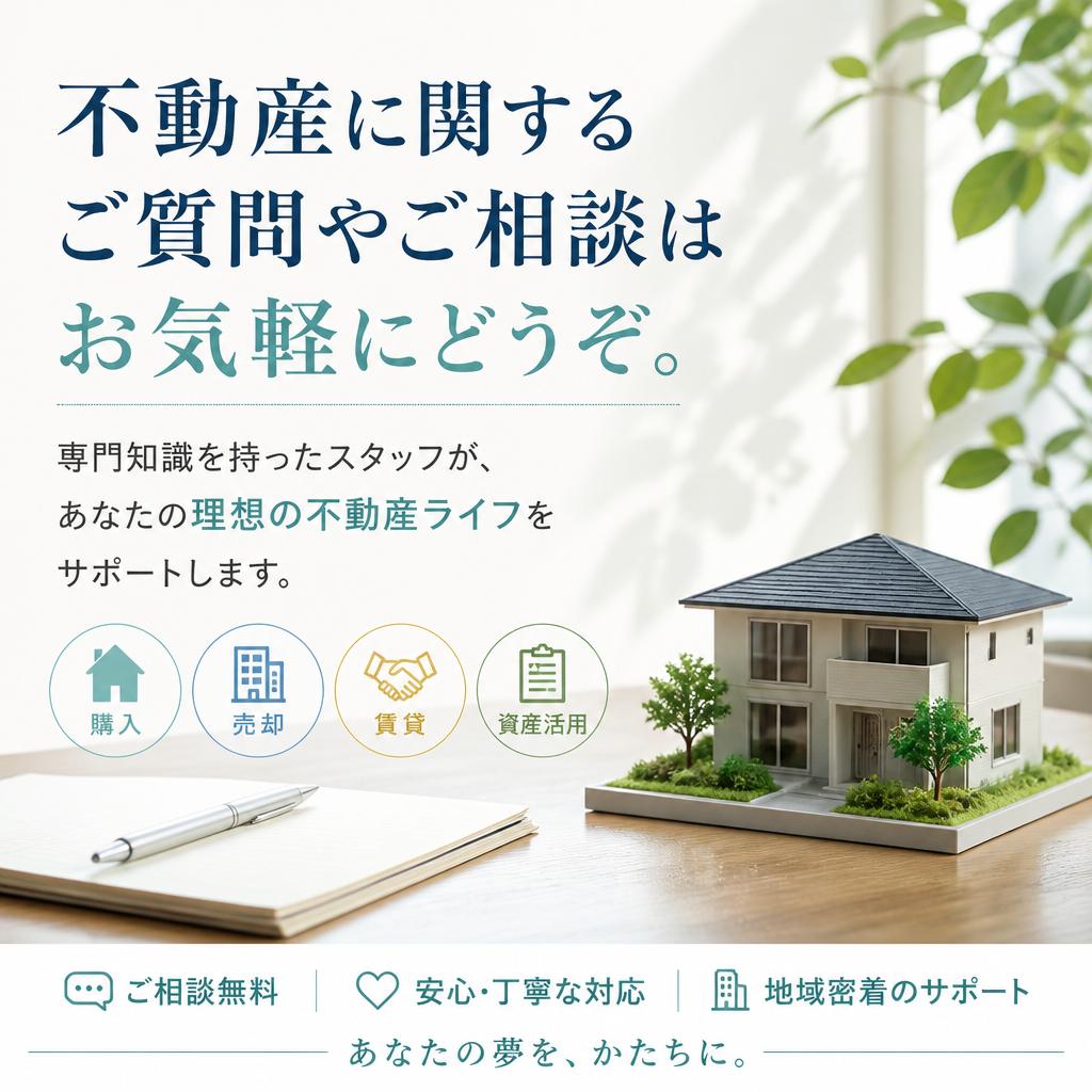 まずは相談から！