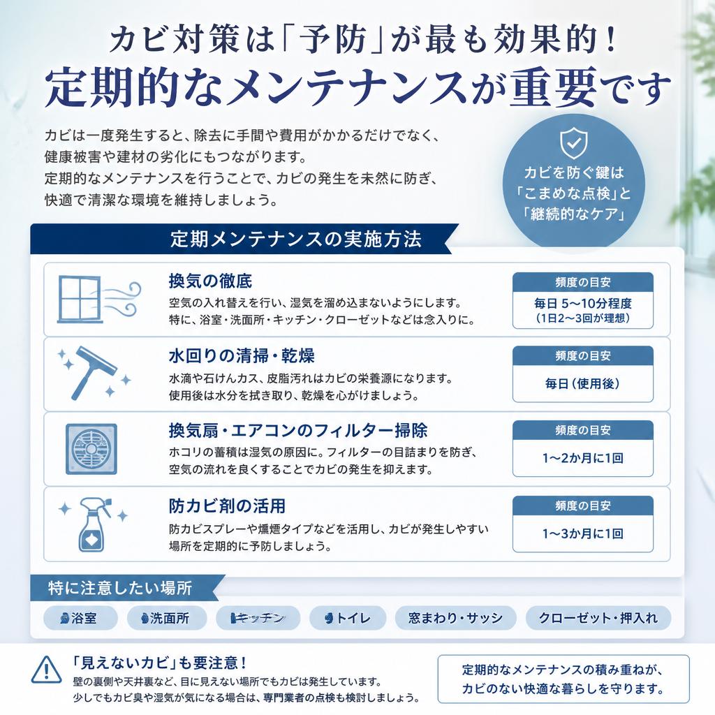 4. 定期的な住宅のメンテナンス