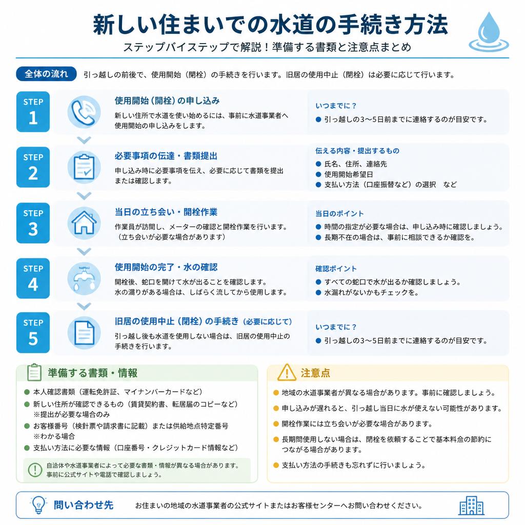 2. 水道手続きの流れ