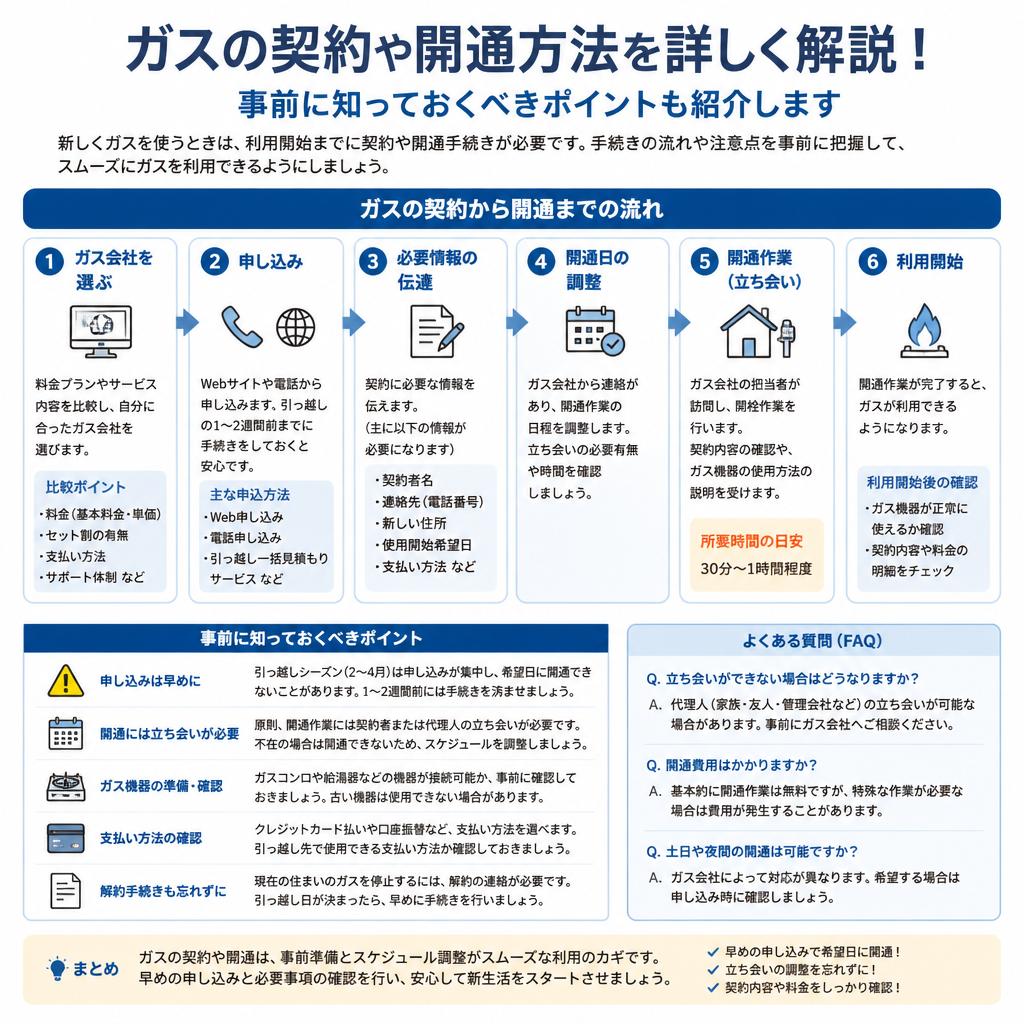 4. ガスの手続き完全ガイド