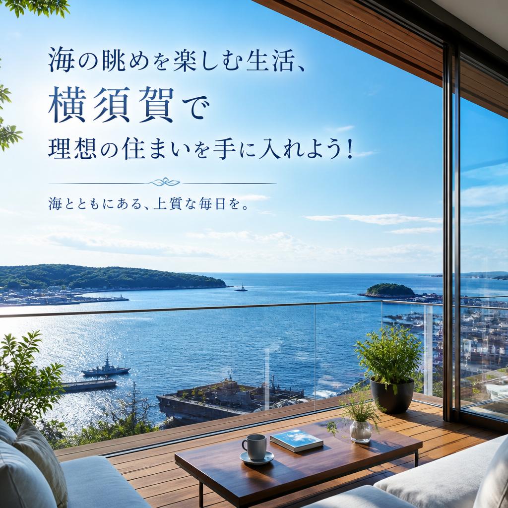 海の眺めを楽しむ生活、横須賀で理想の住まいを手に入れよう！