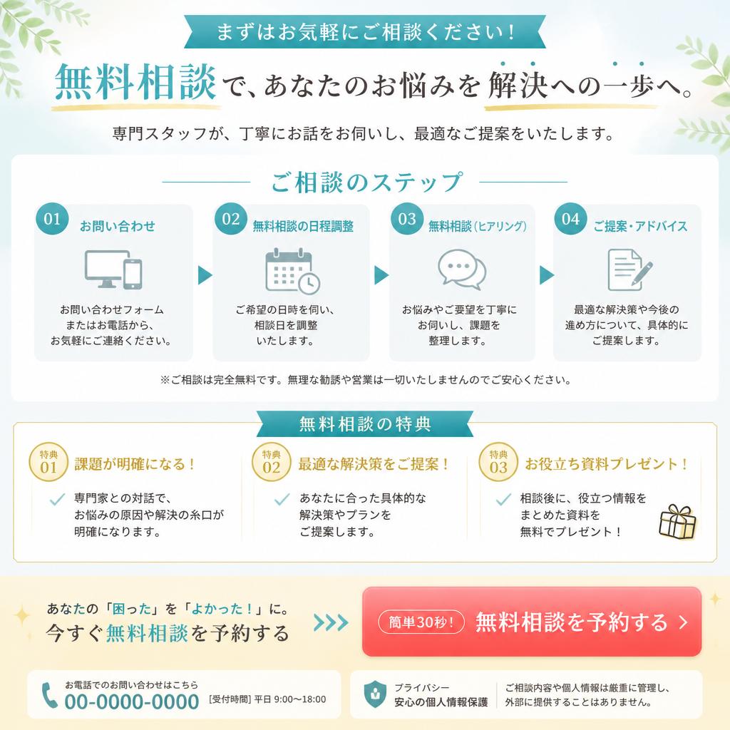 7. お問い合わせ・無料相談のご案内