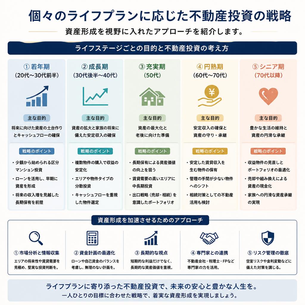 ライフプランに合わせた投資戦略