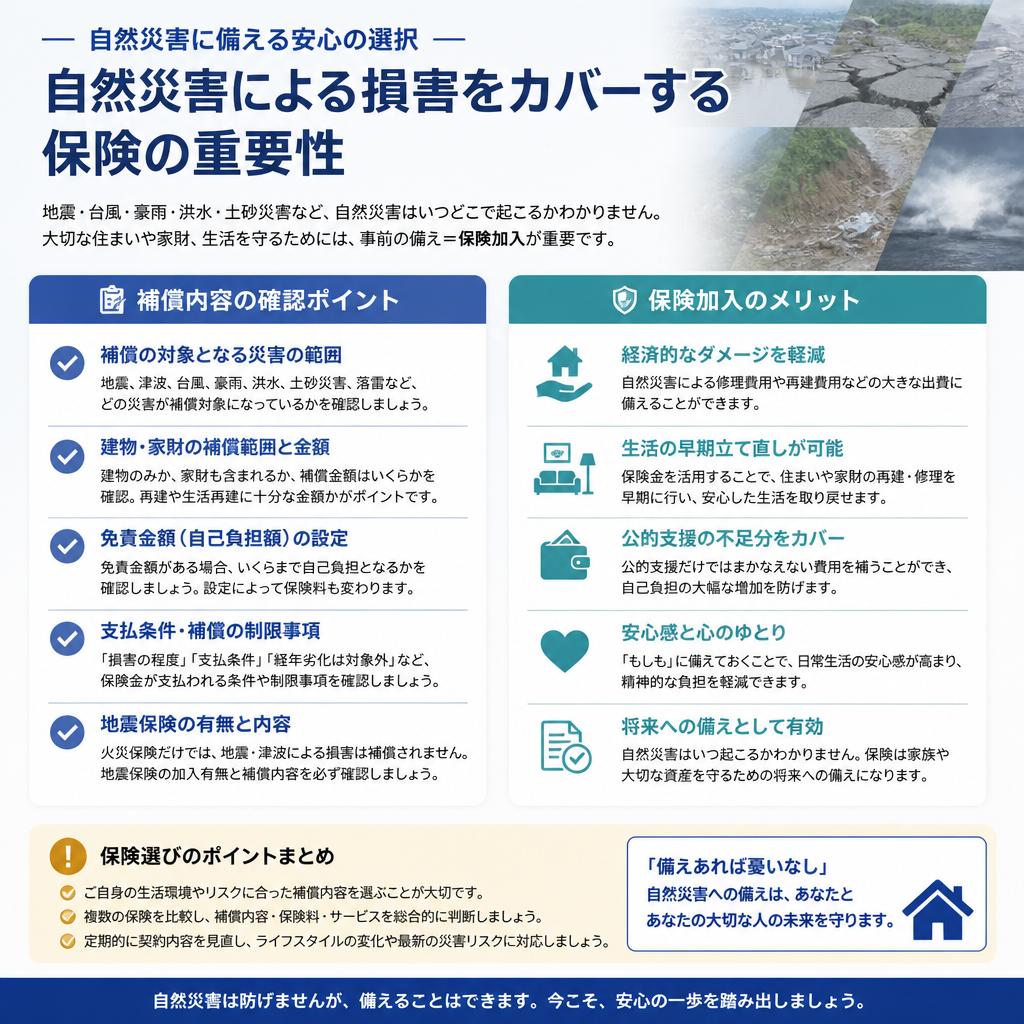 自然災害保険の重要性