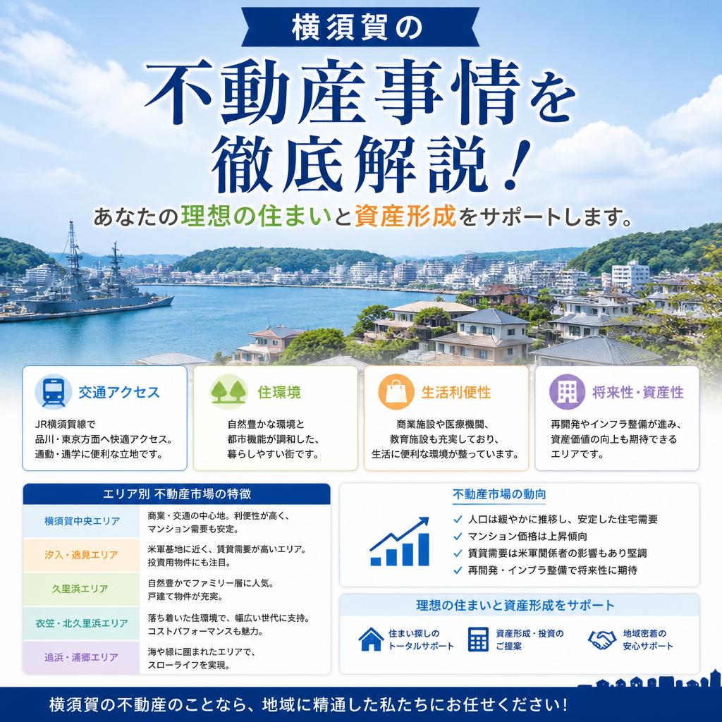 横須賀の不動産事情を徹底解説！あなたの理想の住まいと資産形成をサポートします。