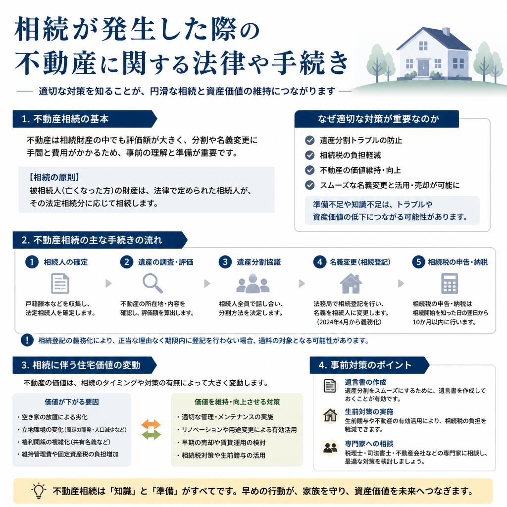 相続における不動産の考慮点