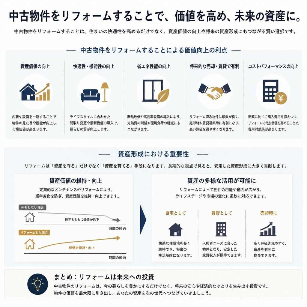 2. 中古物件のリフォームが重要な理由