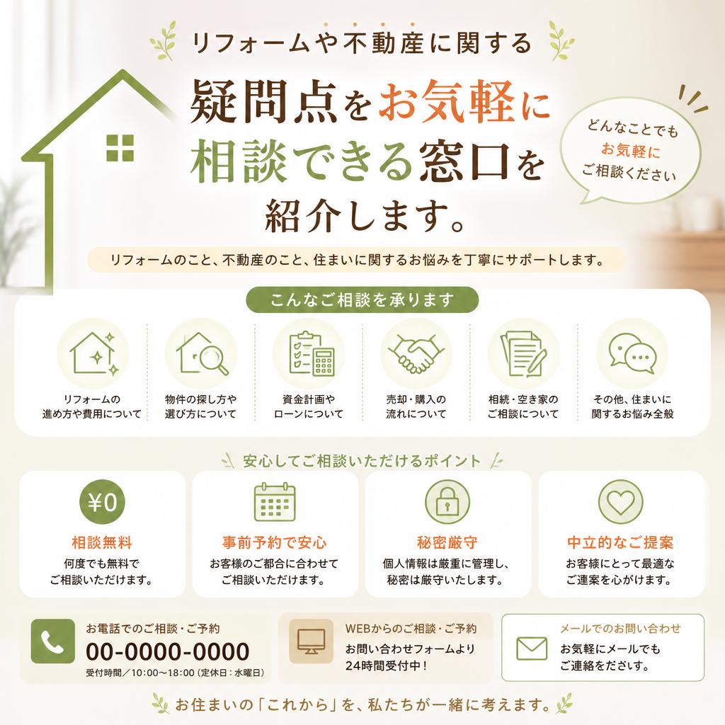 7. お問い合わせ＆無料相談のご案内