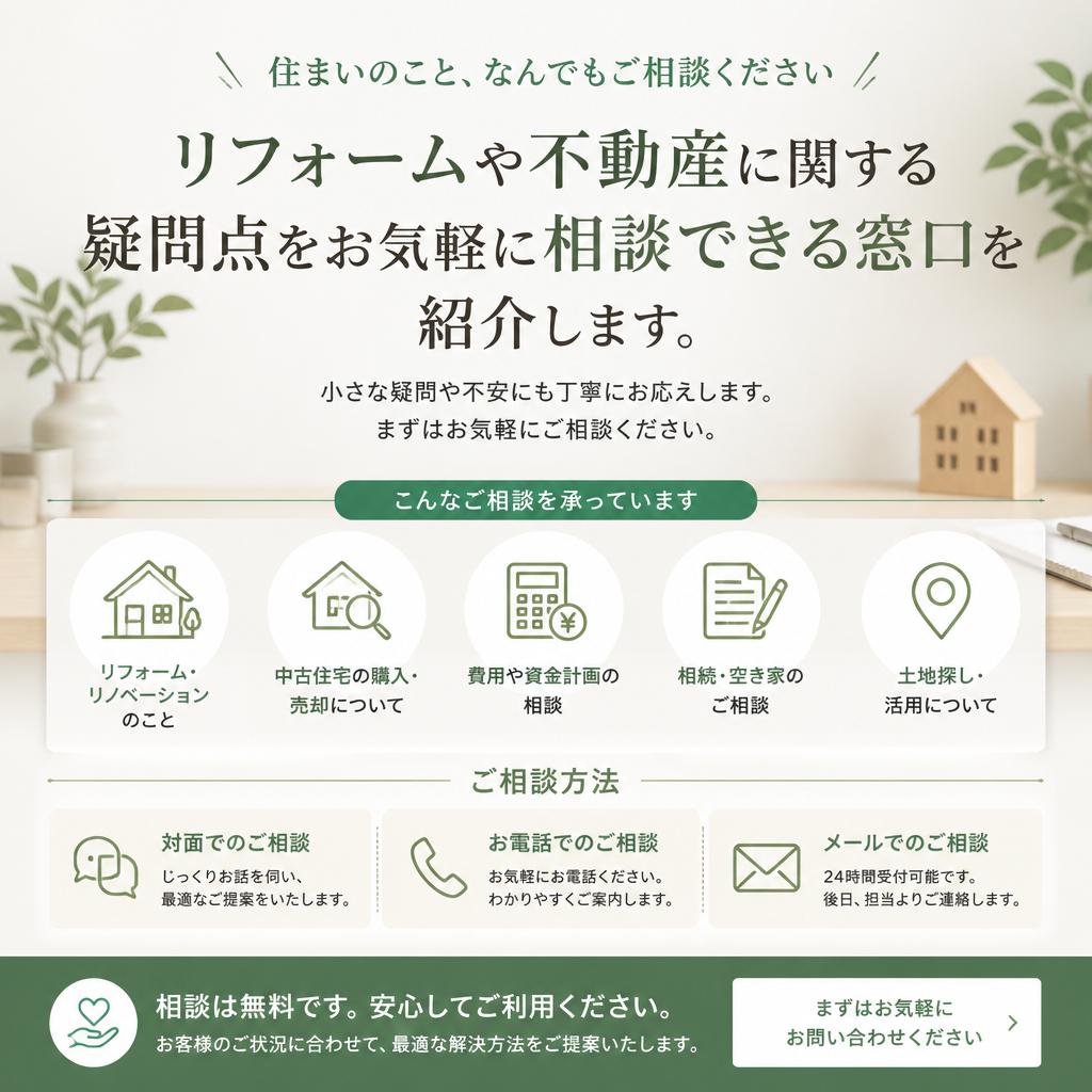 7. お問い合わせ＆無料相談のご案内