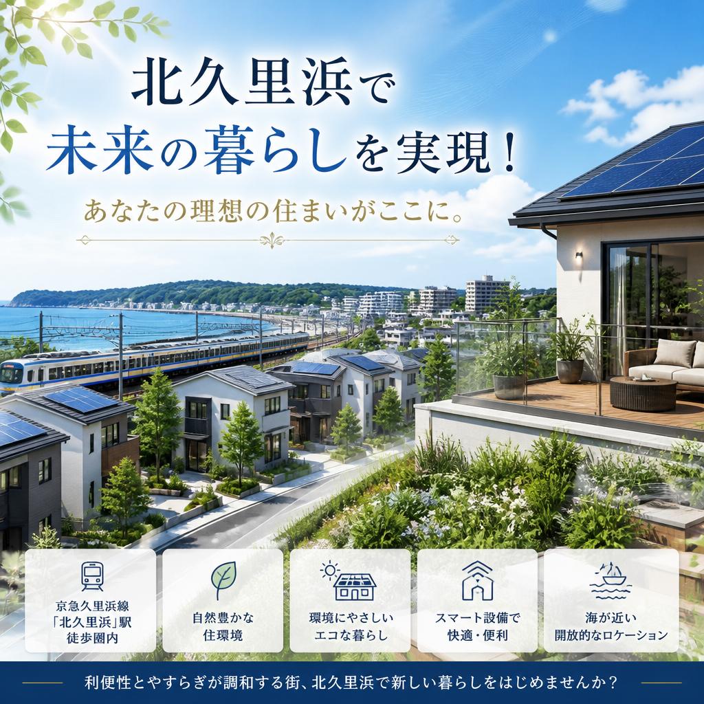 北久里浜で未来の暮らしを実現！あなたの理想の住まいがここに。