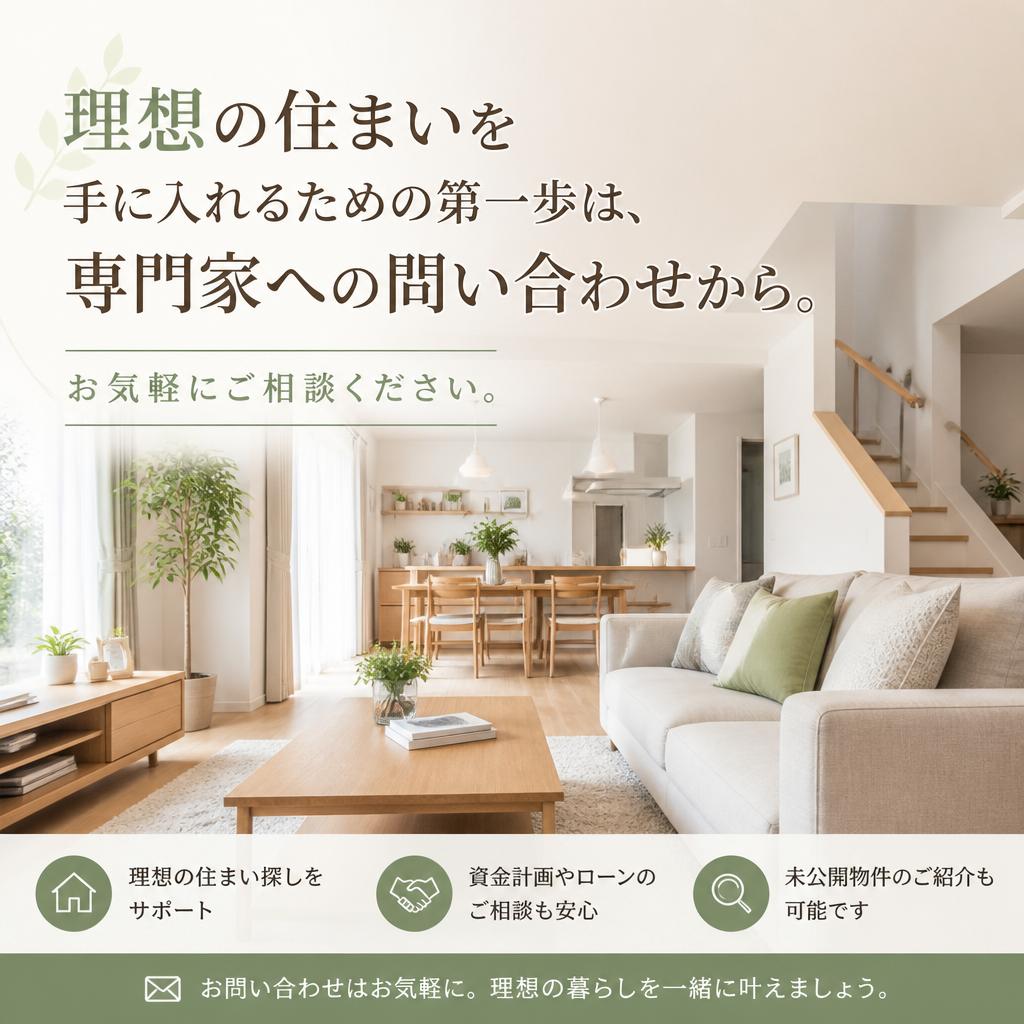 第7セクション: お問い合わせで理想の住まいを手に入れよう！