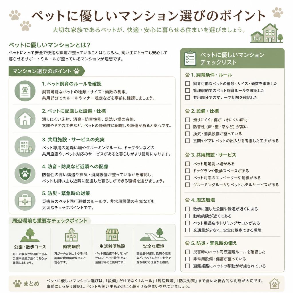 2. 理想のマンション選びで確認すべきポイント