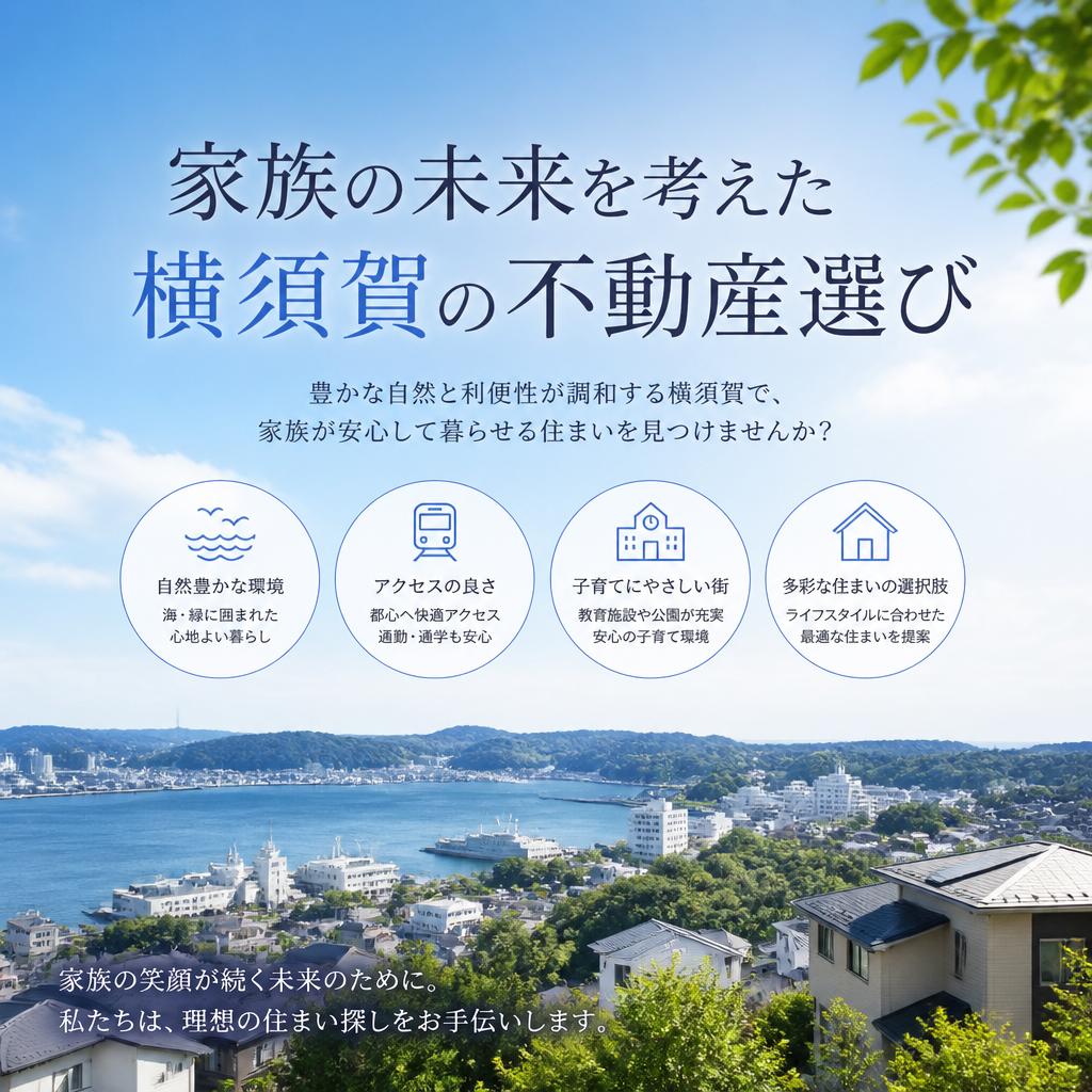 家族の未来を考えた横須賀の不動産選び