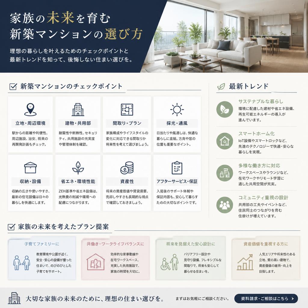 新築マンションの選び方と魅力