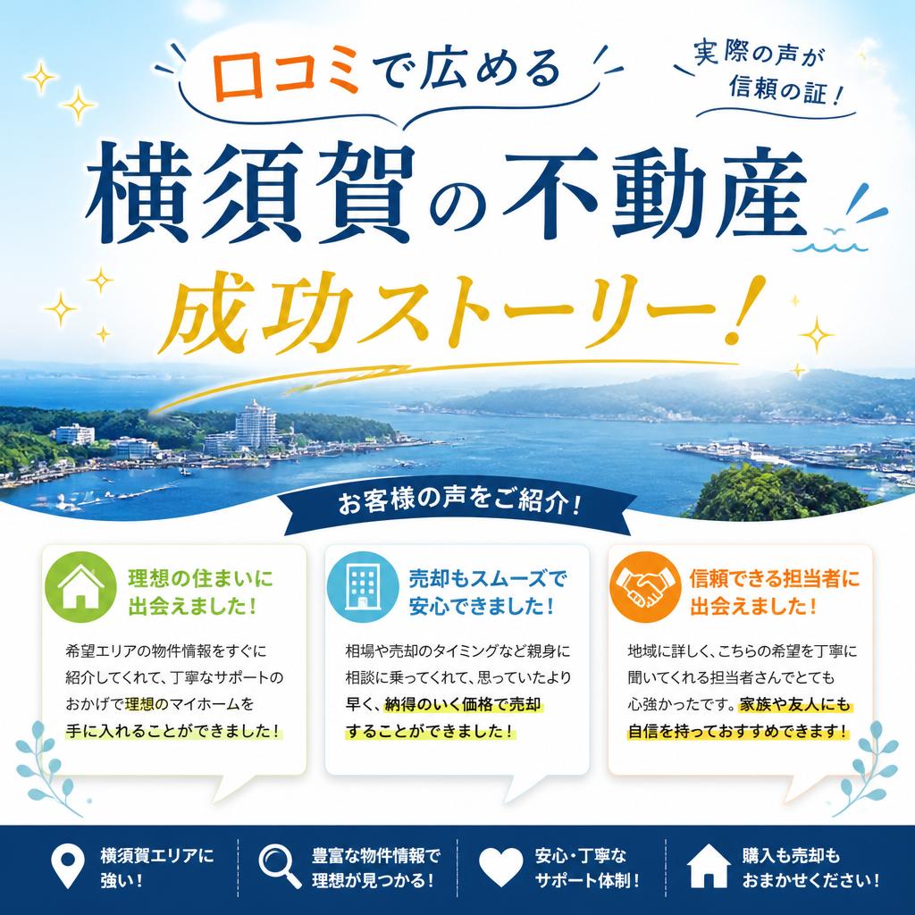 口コミで広める、横須賀の不動産成功ストーリー！