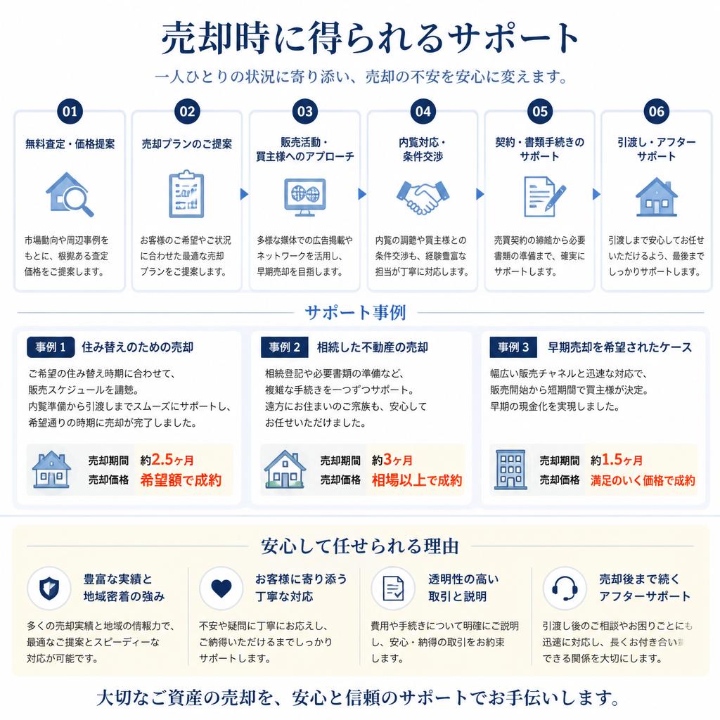 売却支援の重要性