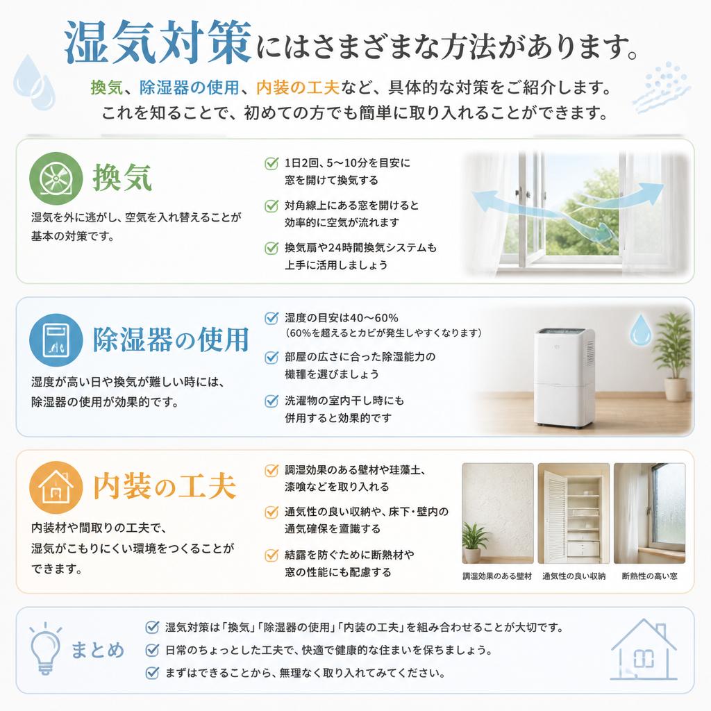 湿気対策の基本