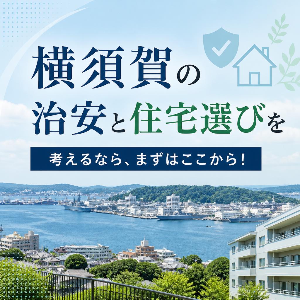 横須賀の治安と住宅選びを考えるなら、まずはここから！