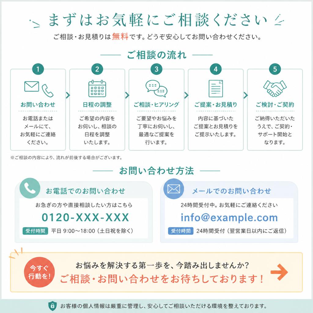 今すぐ相談！安心の未来を手に入れよう
