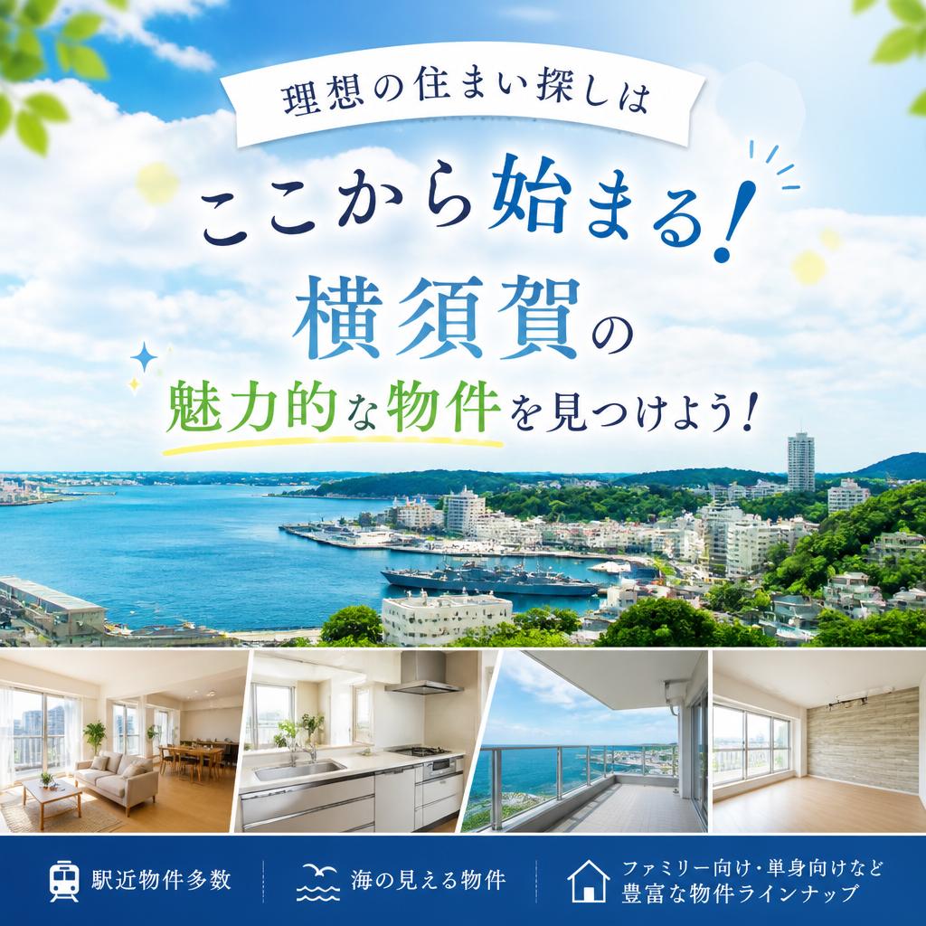 理想の住まい探しはここから始まる！横須賀の魅力的な物件を見つけよう！