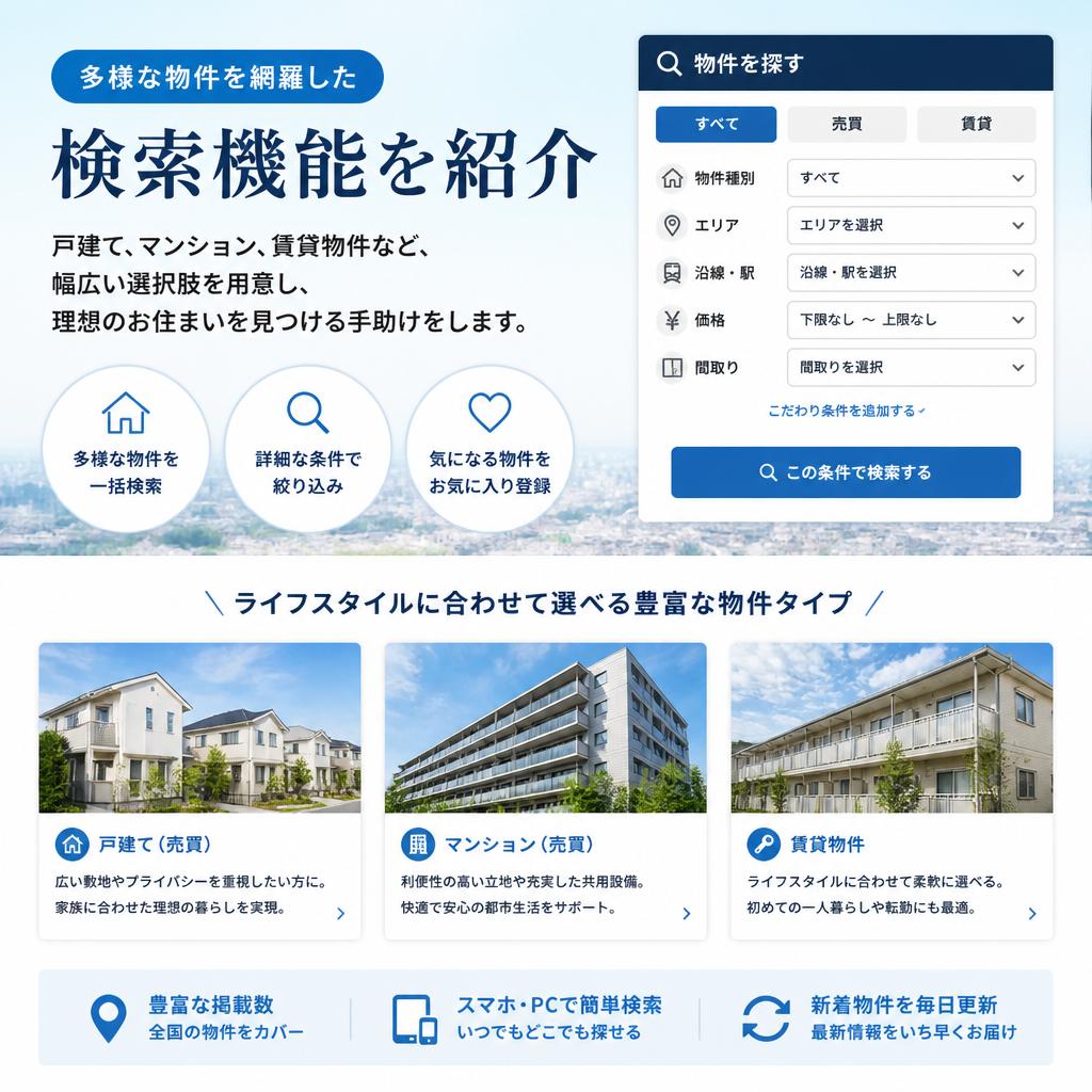 特色豊かな物件情報