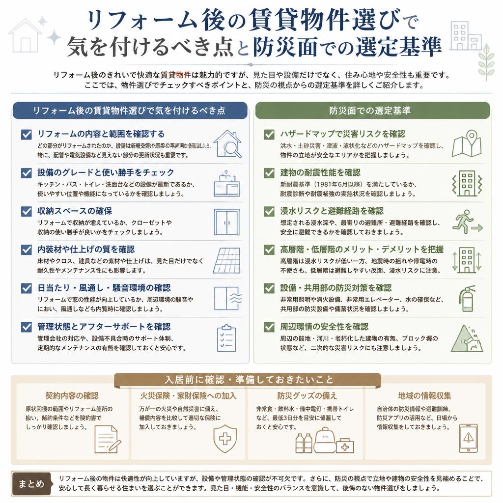 賃貸物件の選び方