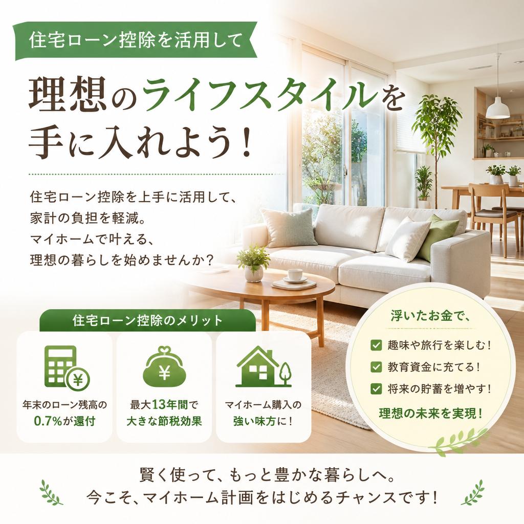 住宅ローン控除を活用して理想のライフスタイルを手に入れよう！