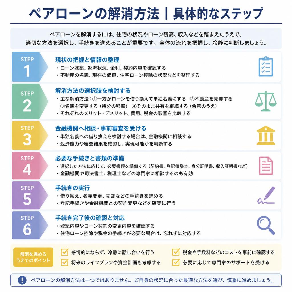ペアローン解消の基本