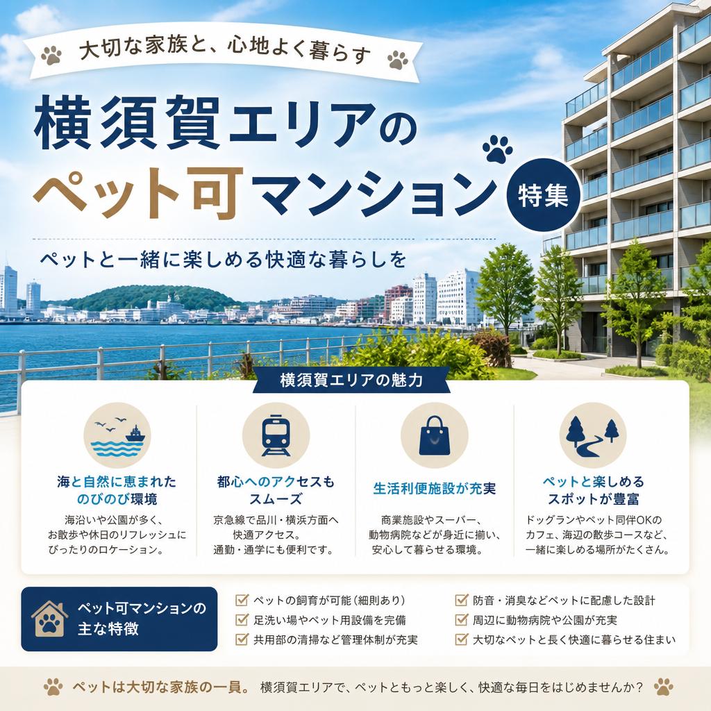 横須賀のペット可マンション特集