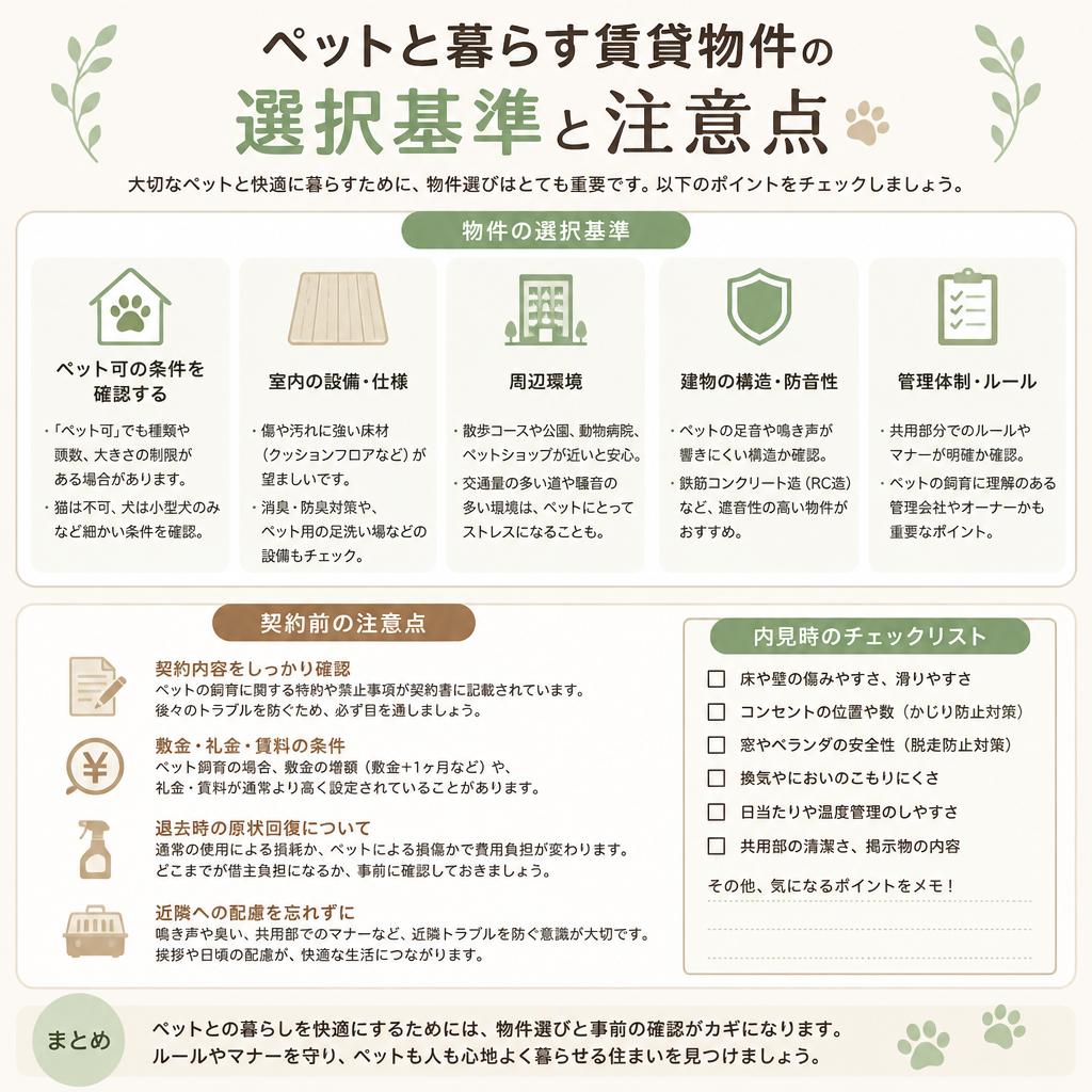 賃貸物件の選び方