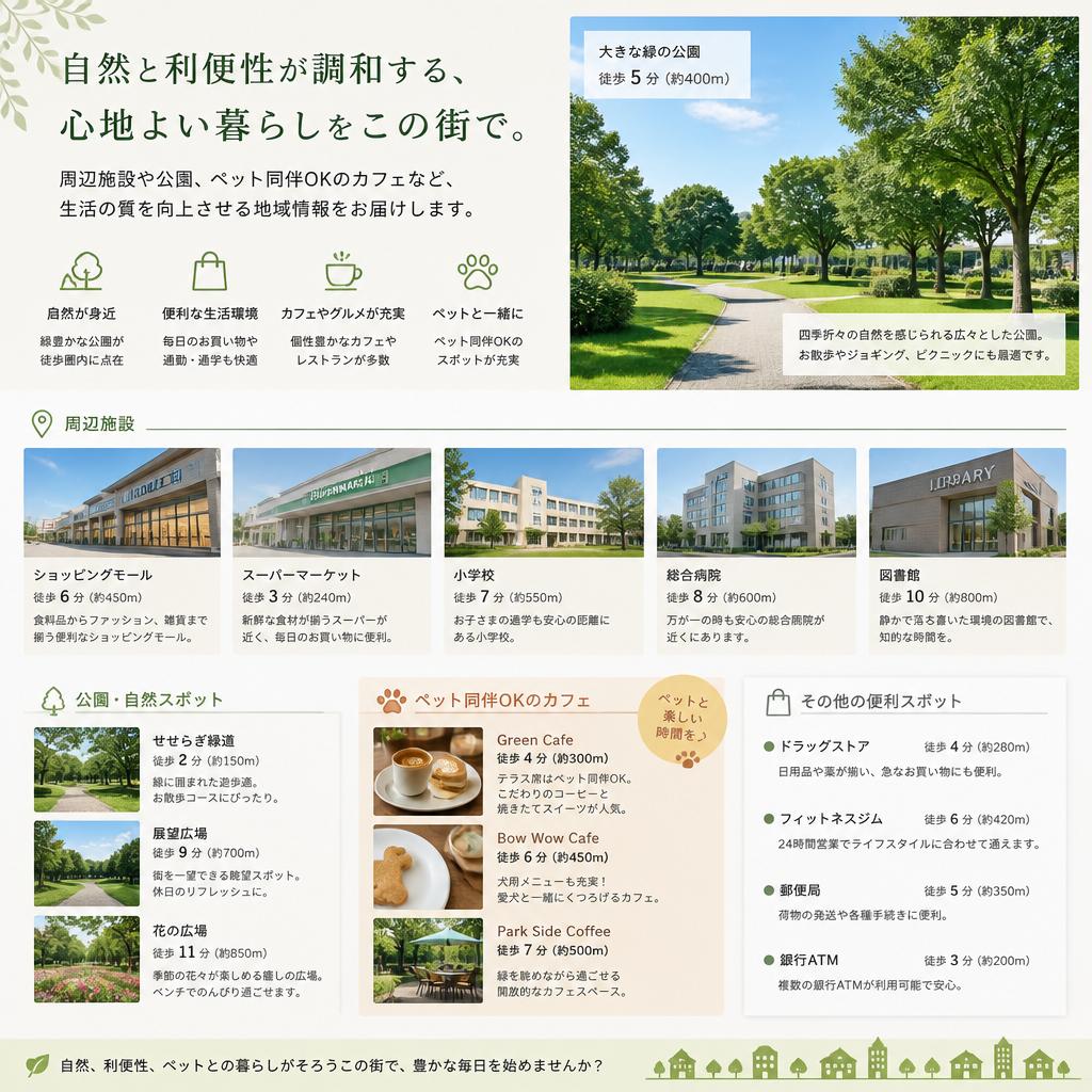 生活しやすい地域情報