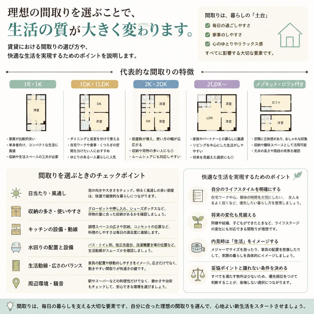 生活の質を向上させる間取り