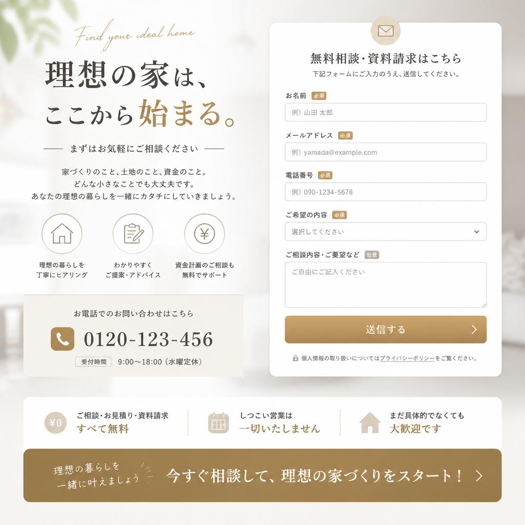 まずはお気軽にお問い合わせを！