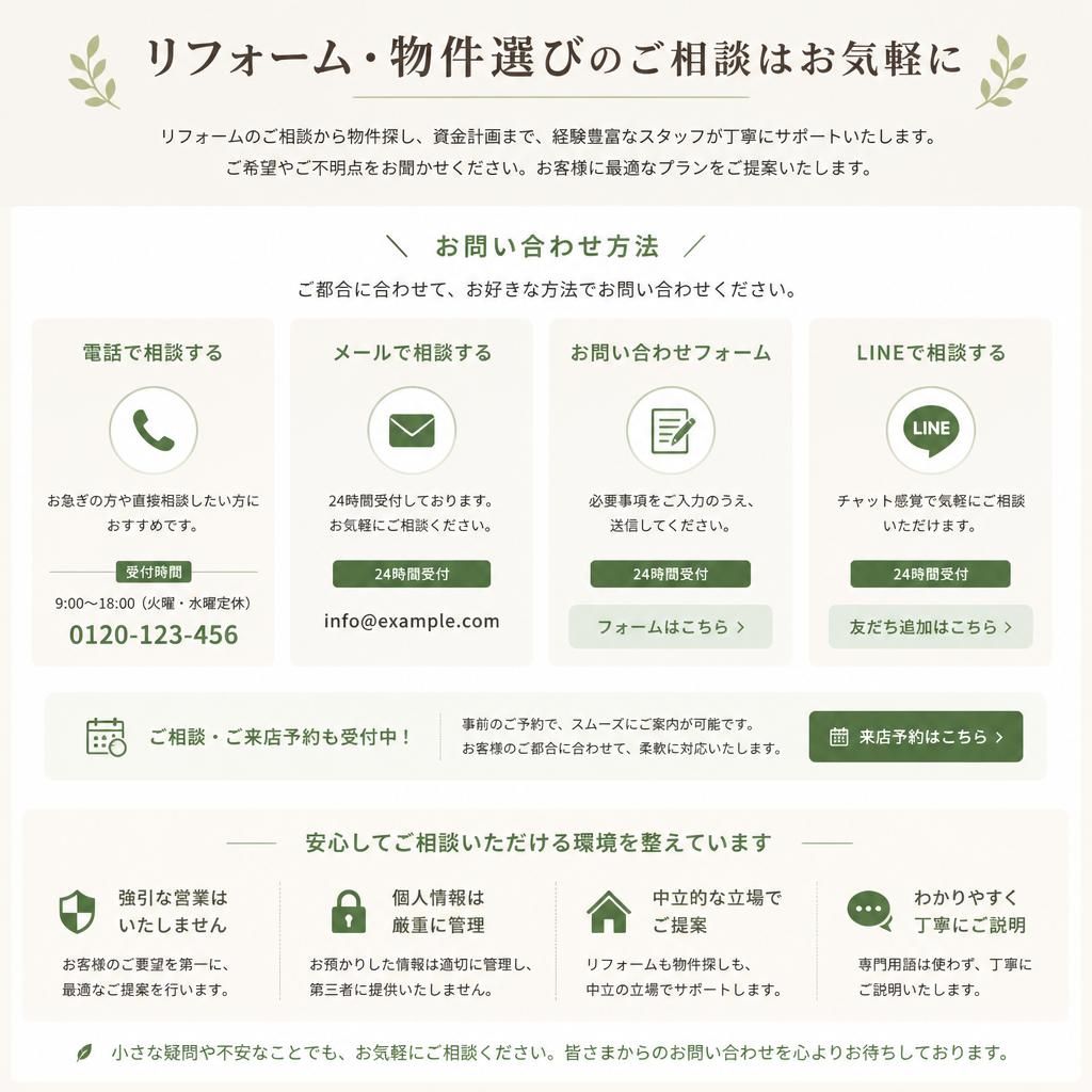 お問い合わせで夢を実現！