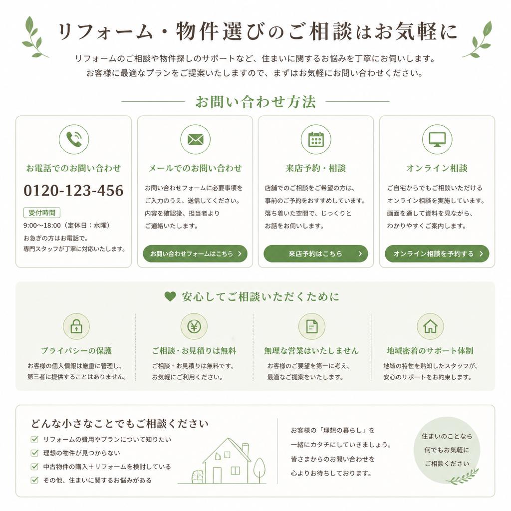 お問い合わせで夢を実現！