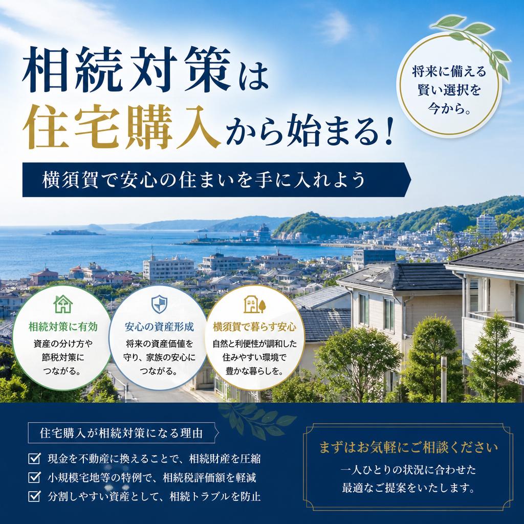 相続対策は住宅購入から始まる！横須賀で安心の住まいを手に入れよう