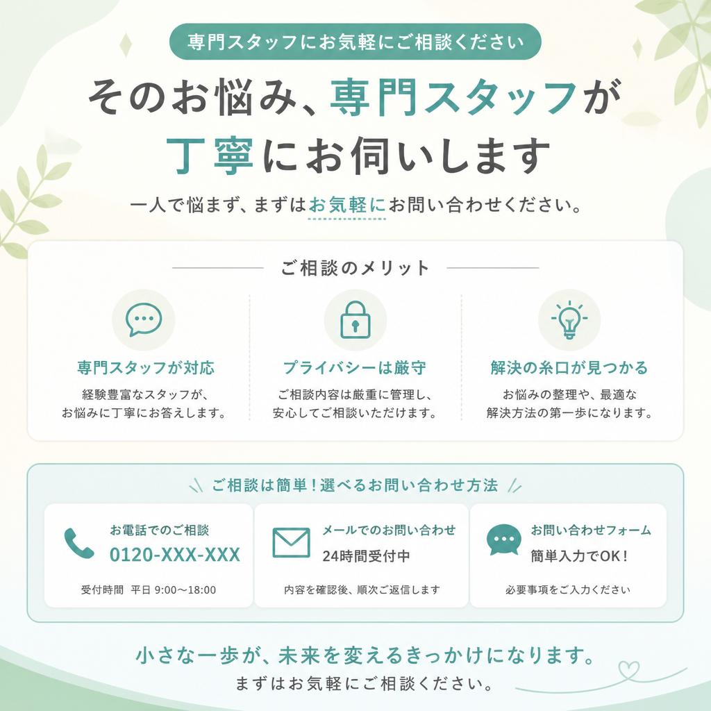 7. お問い合わせで次のステップへ