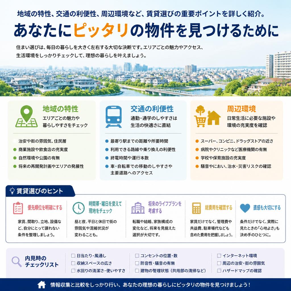 2. 賃貸物件の選び方とは？