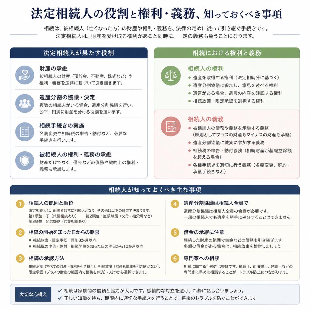 法定相続人とその役割