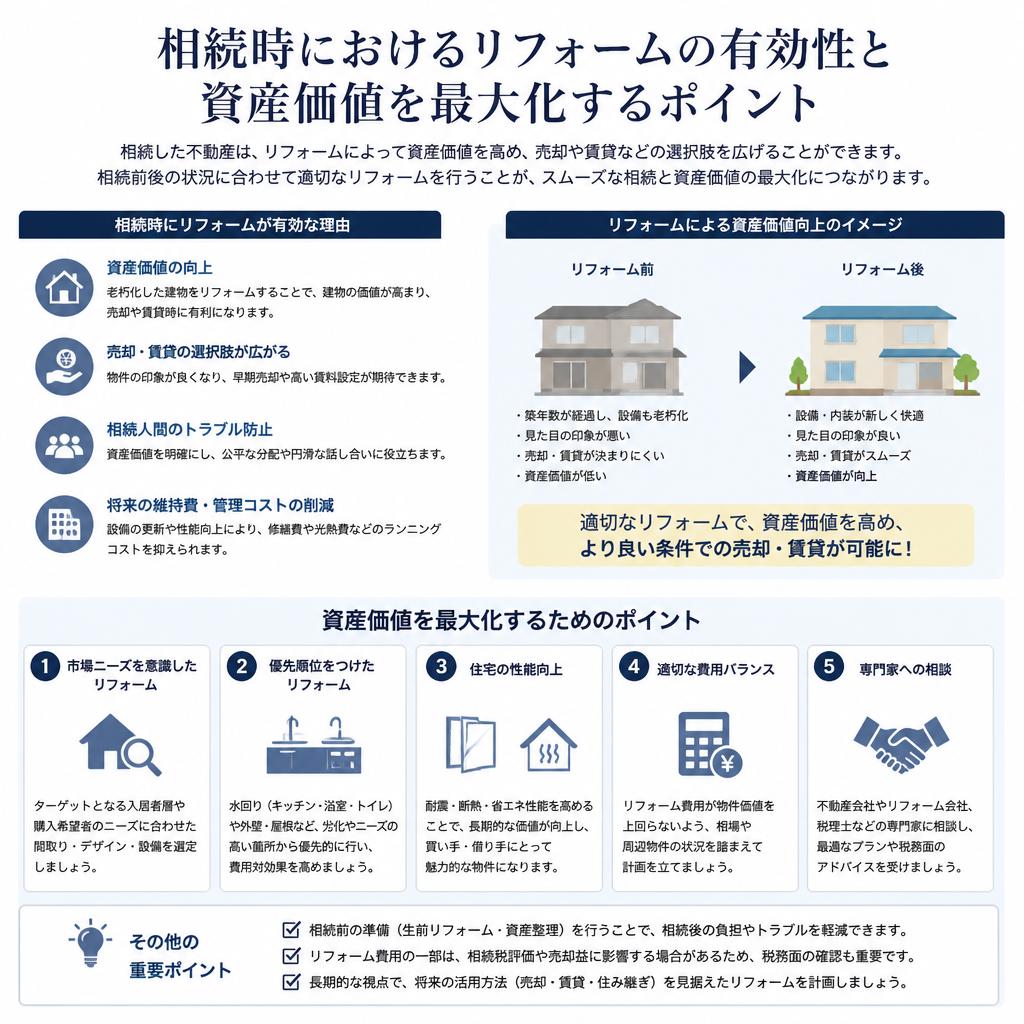 相続対策としてのリフォーム